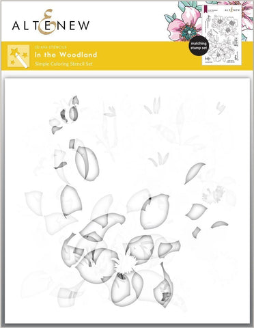 In the Woodland Simple Coloring Stencil Set (5 in 1)