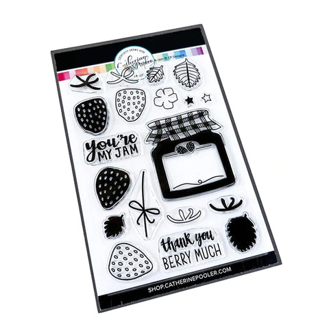 Strawberries & Jam Stamp Set