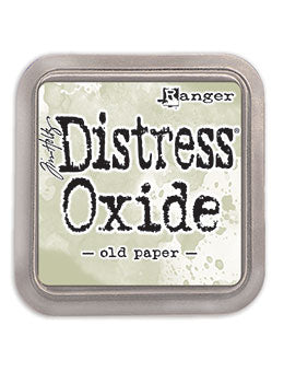 Tampon encreur à oxyde de détresse, vieux papier