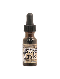 Distress Ink Reinker 1/2oz Lin Antique