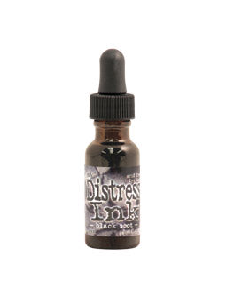 Distress Ink Reinker 1/2oz Black Soot