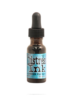 Distress Ink Reinker 1/2oz Plumes de paon