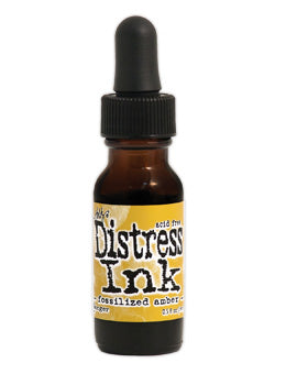 Distress Ink Reinker 1/2oz Fossilized Amber