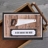 A Cut Above the Rest Sentiments Stamp & Die Set from the Toolbox Essentials Collection by Nancy McCabe