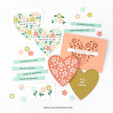 Triple-Step Blooming Hearts Stamp Set