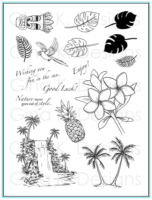Tropical Nature Stamp Set