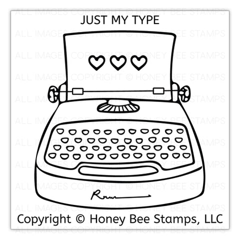 Just My Type Stamp Set 