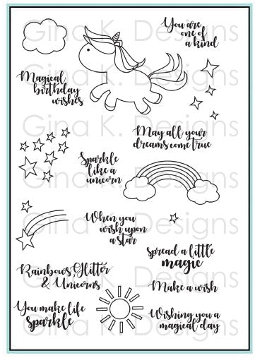 Unicorn Wishes - Mini Stamp Set