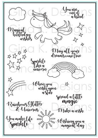 Unicorn Wishes - Mini Stamp Set