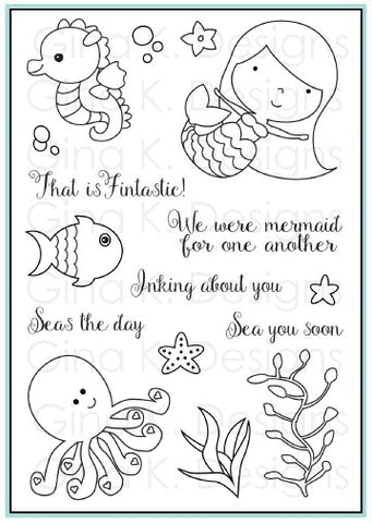 Vicky Mermaid Stamp Set