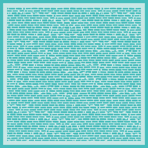 Salvaged Brick Background Stencil