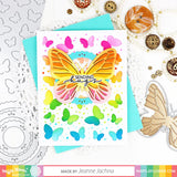 Gilded Butterfly Coloring Stencil