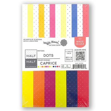 Half-Half Dots - Caprice Paper Pad