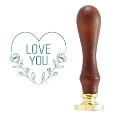 Sceau de cire Love You Heart de la collection Sealbinders