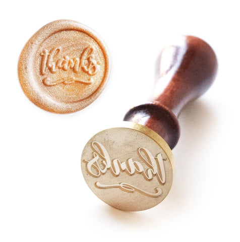 Wax Seal Stamp - Just Thanks