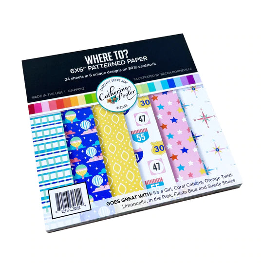 Where To? Patterned Paper