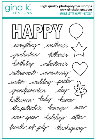 Whole Lotta Happy Stamp Set