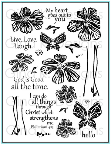 Wild Flowers Stamp Set