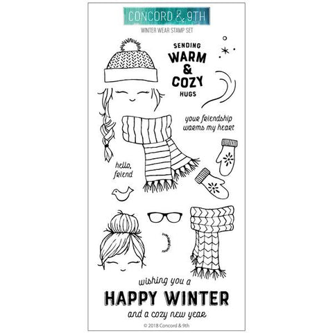 Winter Wear Stamp Set