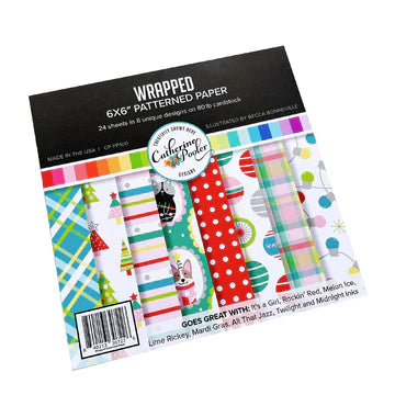 Wrapped Patterned Paper