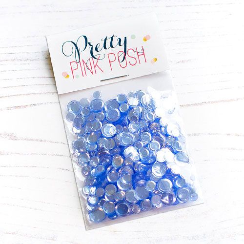 Blue Shimmer Confetti