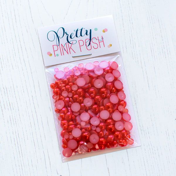 Perles Rouge Cerise