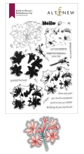 Build-A-Flower: Belladonna Lily Layering Stamp & Die Set