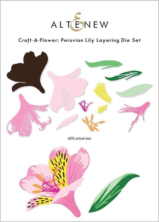 Craft-A-Flower: Peruvian Lily Layering Die Set