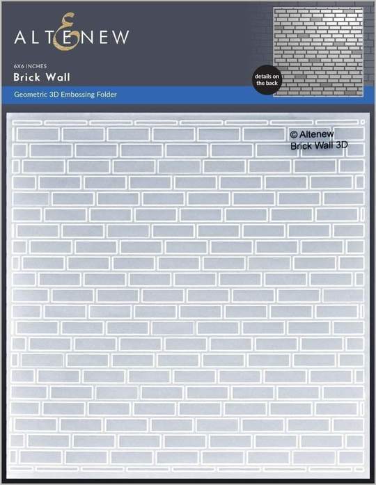Brick Wall 3D Embossing Folder