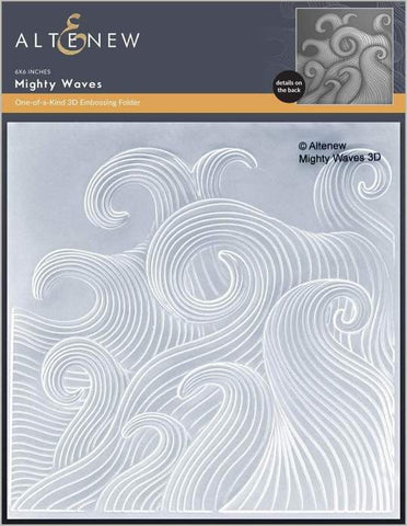 Mighty Waves 3D Embossing Folder