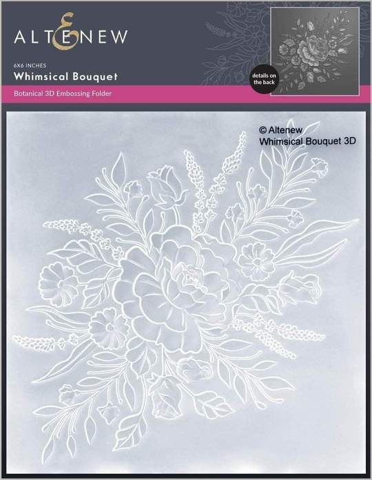 Whimsical Bouquet 3D Embossing Folder