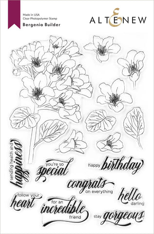 Bergenia Builder Stamp Set - RETIRING