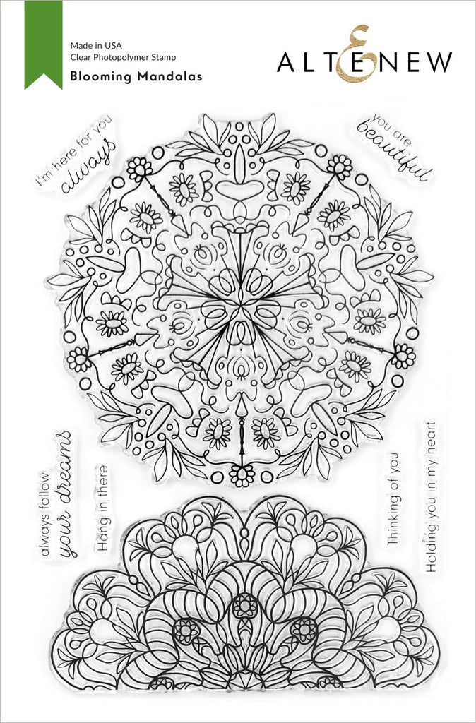 Blooming Mandalas Stamp Set