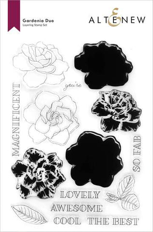 Gardenia Duo Stamp Set