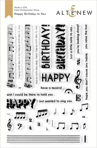 Happy Birthday To You Stamp Set