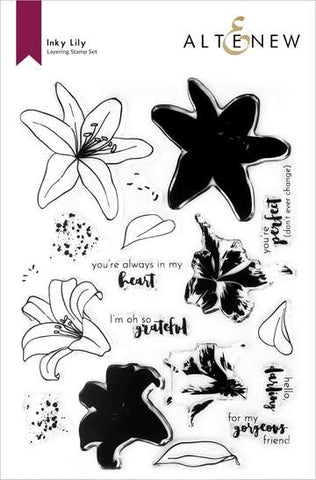 Inky Lily Stamp Set