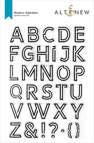 Modern Alphabet Stamp Set