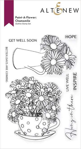 Paint-A-Flower: Chamomile Outline Stamp Set