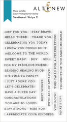 Sentiment Strips 2 Stamp Set