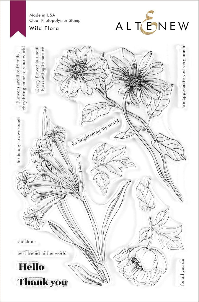 Wild Flora Stamp Set