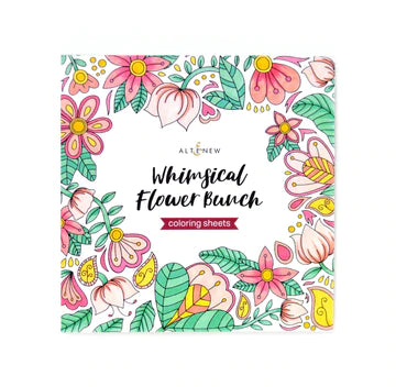 Whimsical Flower Bunch Coloring Sheets