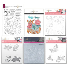 Craft Your Life Project Kit: Floral Acanthus & Add-on Layering Stencil Bundle