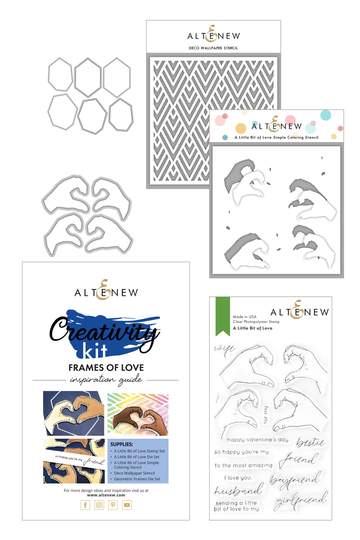 Kit de création de cartes de créativité Frames of Love