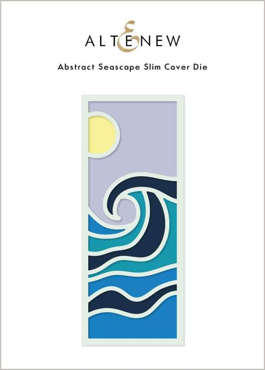 Abstract Seascape Slim Cover Die
