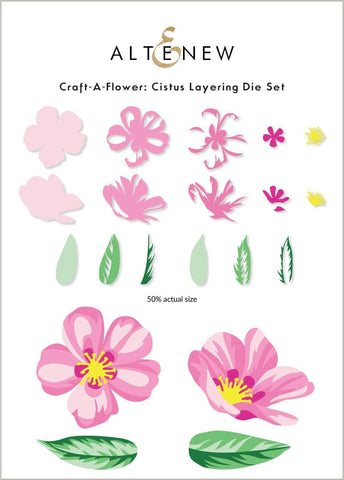 Craft-A-Flower : Ensemble de matrices de superposition de cistes
