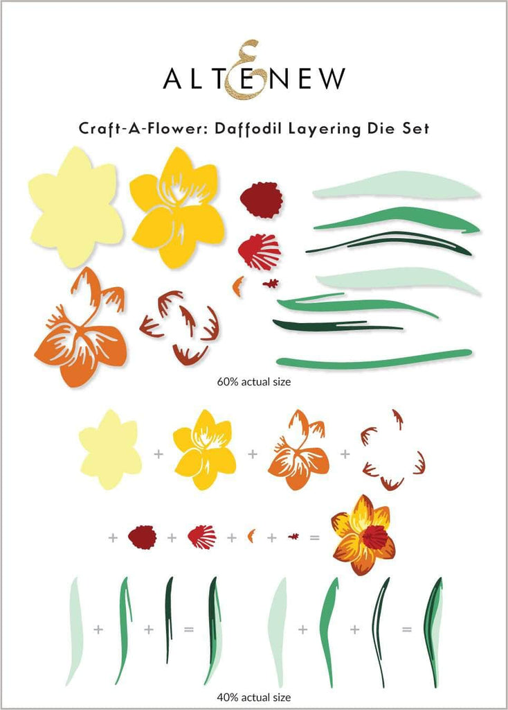 Craft-A-Flower: Daffodil Layering Die Set