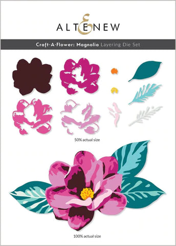 Craft-A-Flower : Ensemble de matrices de superposition Magnolia