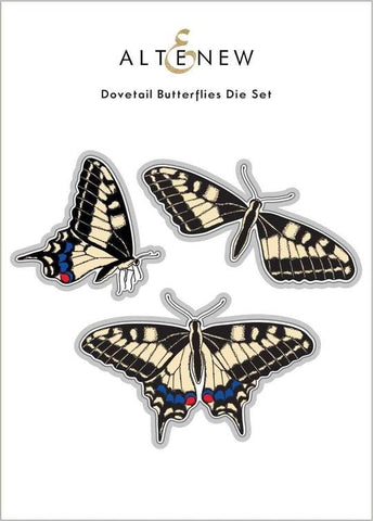 Ensemble de matrices de papillons à queue d'aronde