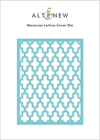Matrice de couverture en treillis marocain