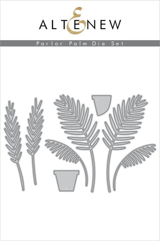 Ensemble de matrices de palme de salon